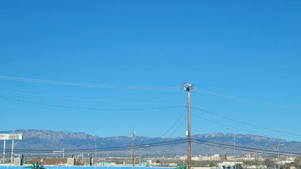 Nice view of the city from their drive through.