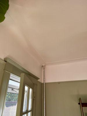 Plaster ceiling repair - AFTER