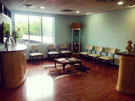 Make yourself at home in our cozy waiting area!