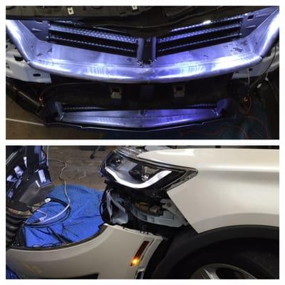 LED's Behind the Grille and Bumpers