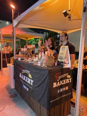 Pinecrest Bakery's booth