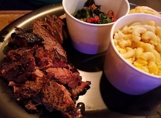 Tri-tip and brisket plate