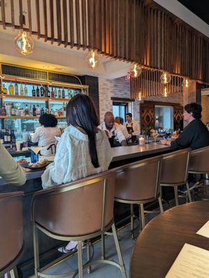 View of the main bar from the front entrance