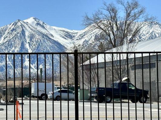 Plenty of outdoor seating with classic Carson Valley Views!