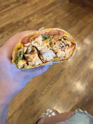 Buffalo chicken wrap