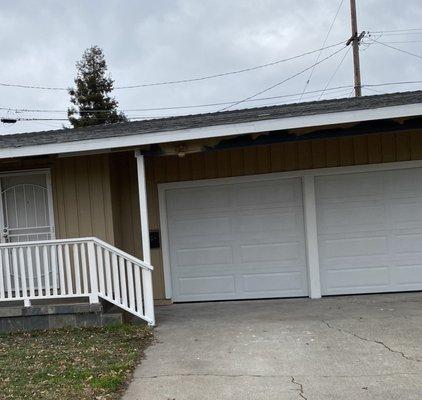 Brand new Garage doors.