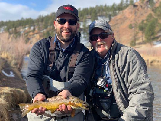 We have one of the most experienced guide staffs in the state.  Our head guide Fred Gray has been guiding the South Platte almost 30 years.