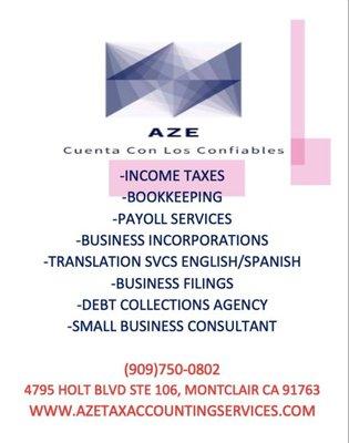 Aze Tax & Accounting Services