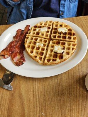 Bacon and Waffles special