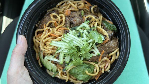 Spicy Korean Beef Noodles