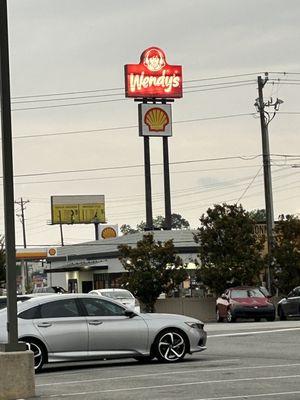 Wendy's is a bit far... run through the drive thru before you start charging.