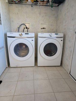 Amazing customer service and products! The sales manager we ended up getting this washer dryer pair for an amazing price