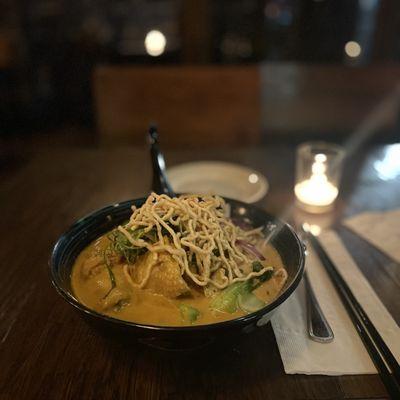 Small Island Khao Soy Noodle Soup Bowl