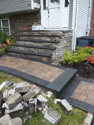 Outdoor steps and pathway