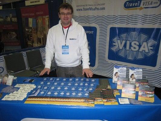 Travel Visa Pro educates travelers about Visas and Passports at various Travel Events