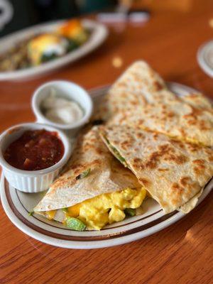 Breakfast quesadilla