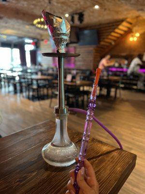 Regular Hookah (~$14 during HH): passionfruit, lemon, and mint