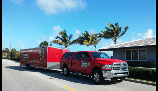 Clear blue Skies!  A recent Trailer Tow we did down to Florida!