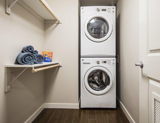 Closet at The Meyden Apartments, Bellevue, WA