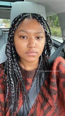 Knotless Box Braids by Fatima, Mama Africa Hair Braiding