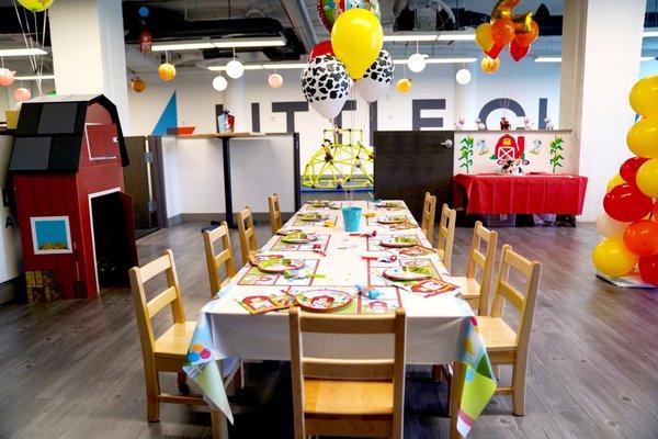 Birthday party at Little City Activity Center