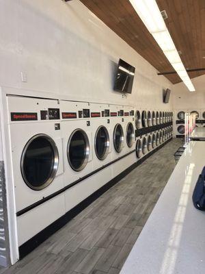 Dryers are free to all customers wash customers