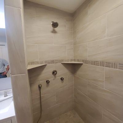 New shower