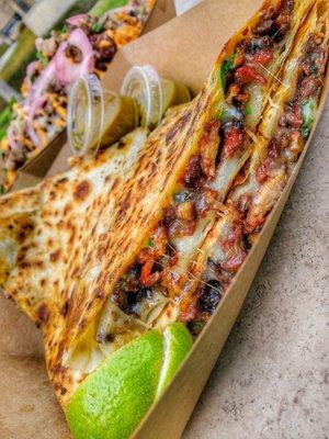 Al pastor quesadilla