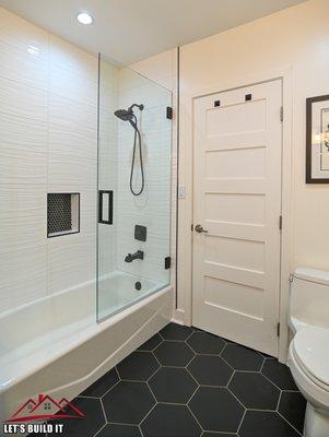 Fresh Bathroom Remodel 
letsbuilditinc
#bathroom#bathroomremodel#bath#luxury