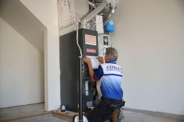 Furnace Installation - Heater Installation - AC and furnace Installation - Express Plumbing Heating & Air Furnace Installatio...