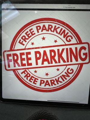 Free Parking for 
 Costomer While at Park row Shopping center.