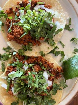 Chorizo Tacos