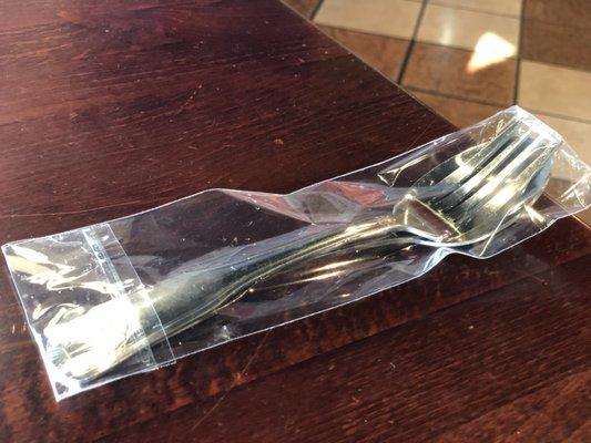 Individually wrapped utensils