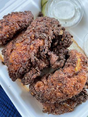 Hot fried tenders