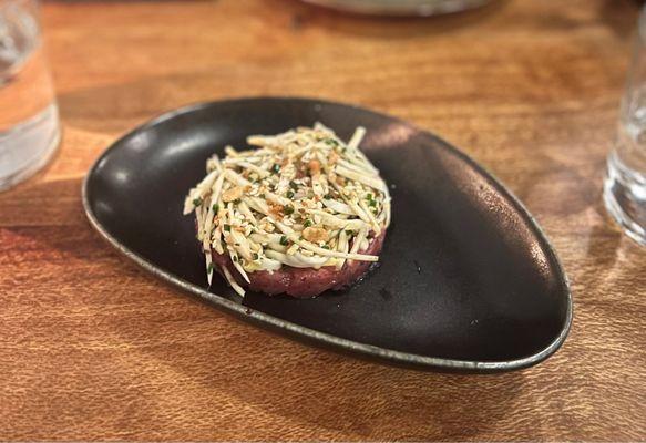 Bluefin Tuna Tartare with Pickled Celery Root