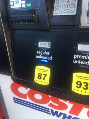 Always good prices on gas.