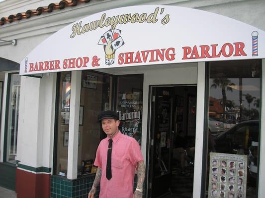 Hawleywoods Barber Shop.