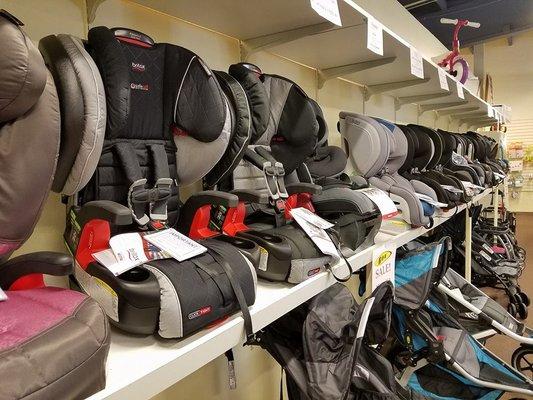 We offer free car seat installation instruction by a certified CPST with the purchase of any car seat.