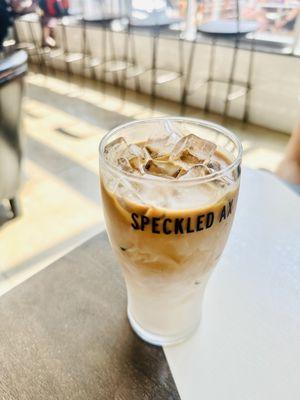 Fruity pebbles iced latte!