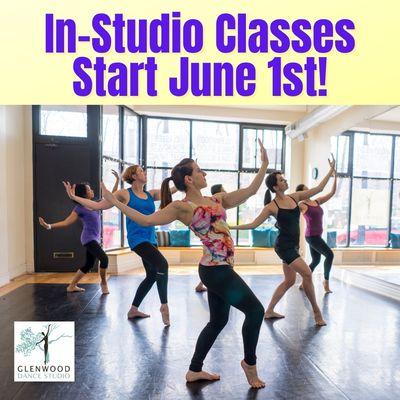 Now offering in-person and online classes!