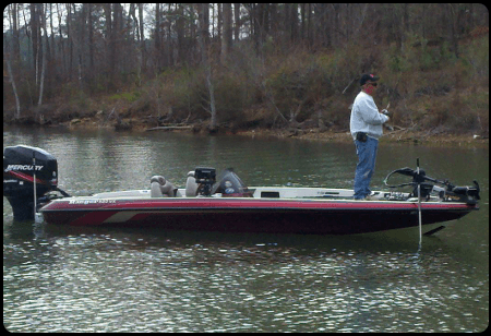 Fish Hunter System on a Ranger Bass boat