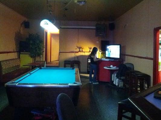 Pool and karaoke