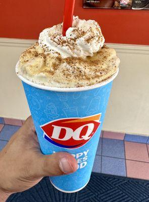 Large Pumpkin Pie Blizzard Treat.