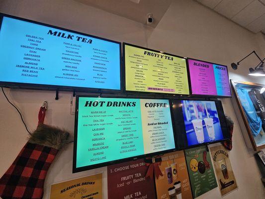 Menu board