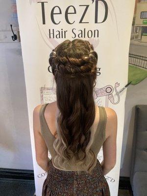 Game of Thrones inspired prom hair  #hairbymeg