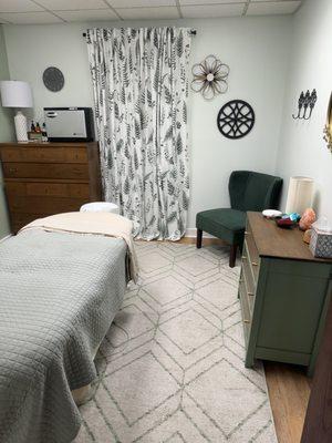 massage therapy rooms are spacious and handicap accessible