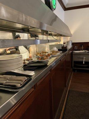 Ready to go: steak dinners. Spotless restaurant and kitchen.