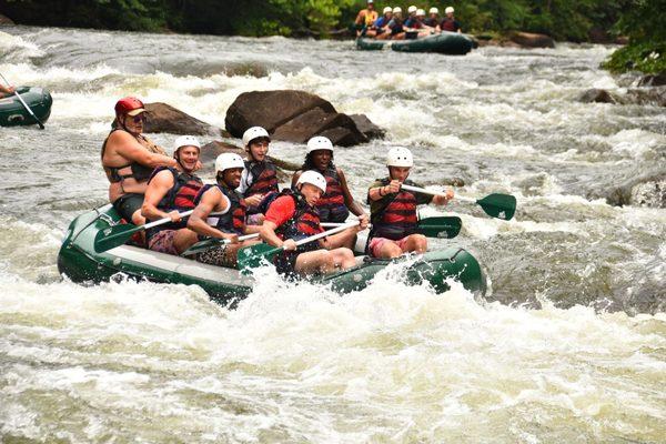 Middle White water rafting