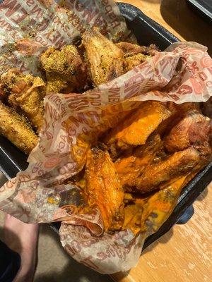 Lemon Pepper and Buffalo Original Wings