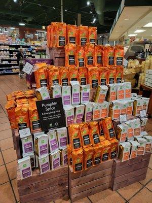 Pumpkin Spice coffee at the Fresh Market in Vero Beach.